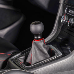 Billetworkz Fusion Weighted Shift Knob 6-Speed Leather Matte Black Subaru BRZ 2013-2026 | BW-KNB-BRZ-VEL6-MBLK-FUL
