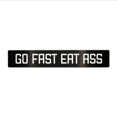 Billetworkz "Go Fast Eat Ass" Plate Delete Subaru WRX 2008-2021 / STI 2008-2021 | BW-LPD-GFEA-JDM