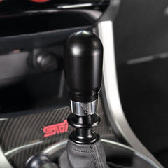 Billetworkz Hybrid Shift Knob 12x1.25mm Black Subaru WRX 15-26 / STI 2004+ / BRZ/FR-S/86 13-20 / BRZ/GR86 22-26 | BW-KNB-SUB6-NO-BDP-HY2