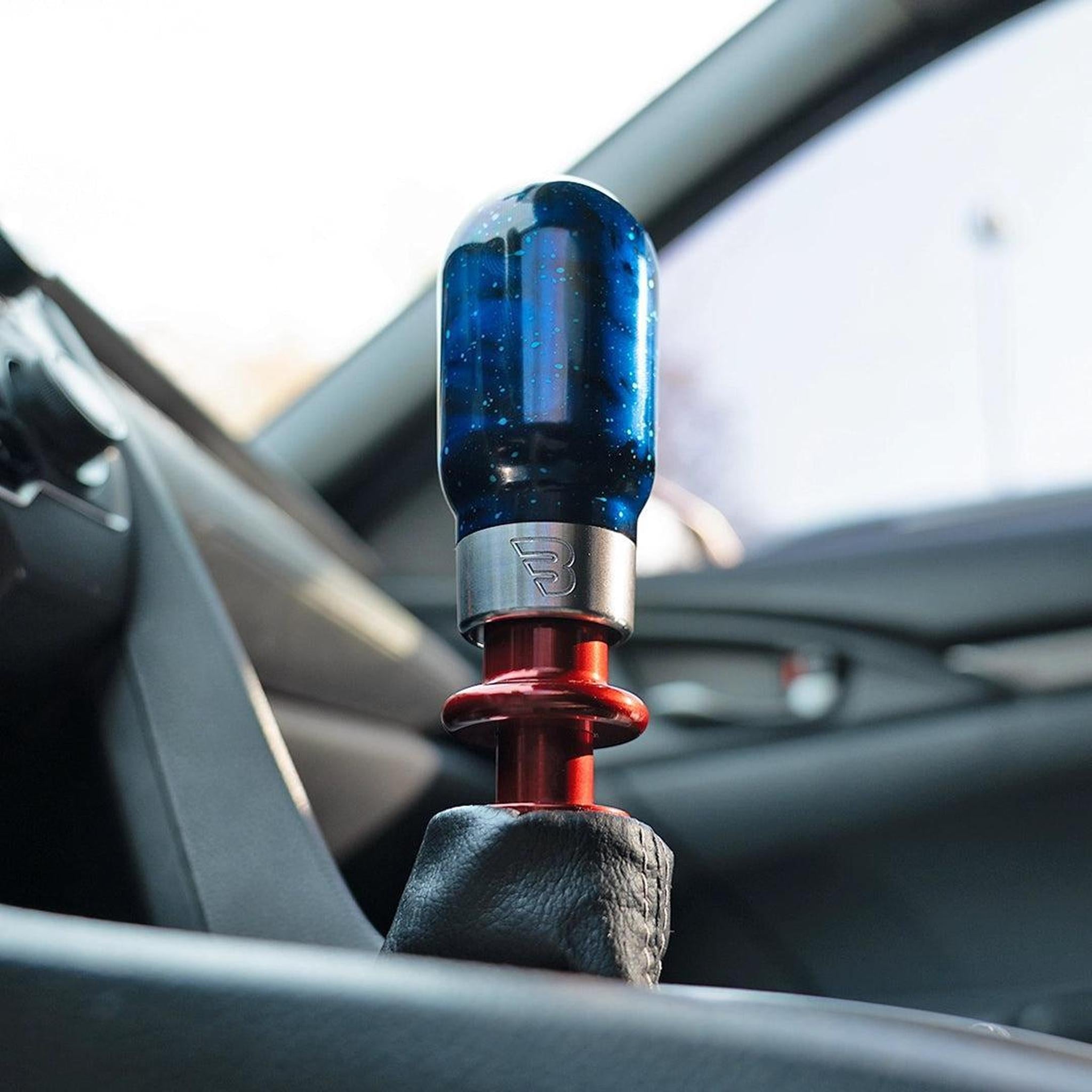 Billetworkz Hybrid Shift Knob 12x1.25mm Blue Cosmic Subaru WRX 15-26 / STI 2004+ / BRZ/FR-S/86 13-20 / BRZ/GR86 22-26 | BW-KNB-SUB6-NO-BCP-HY2