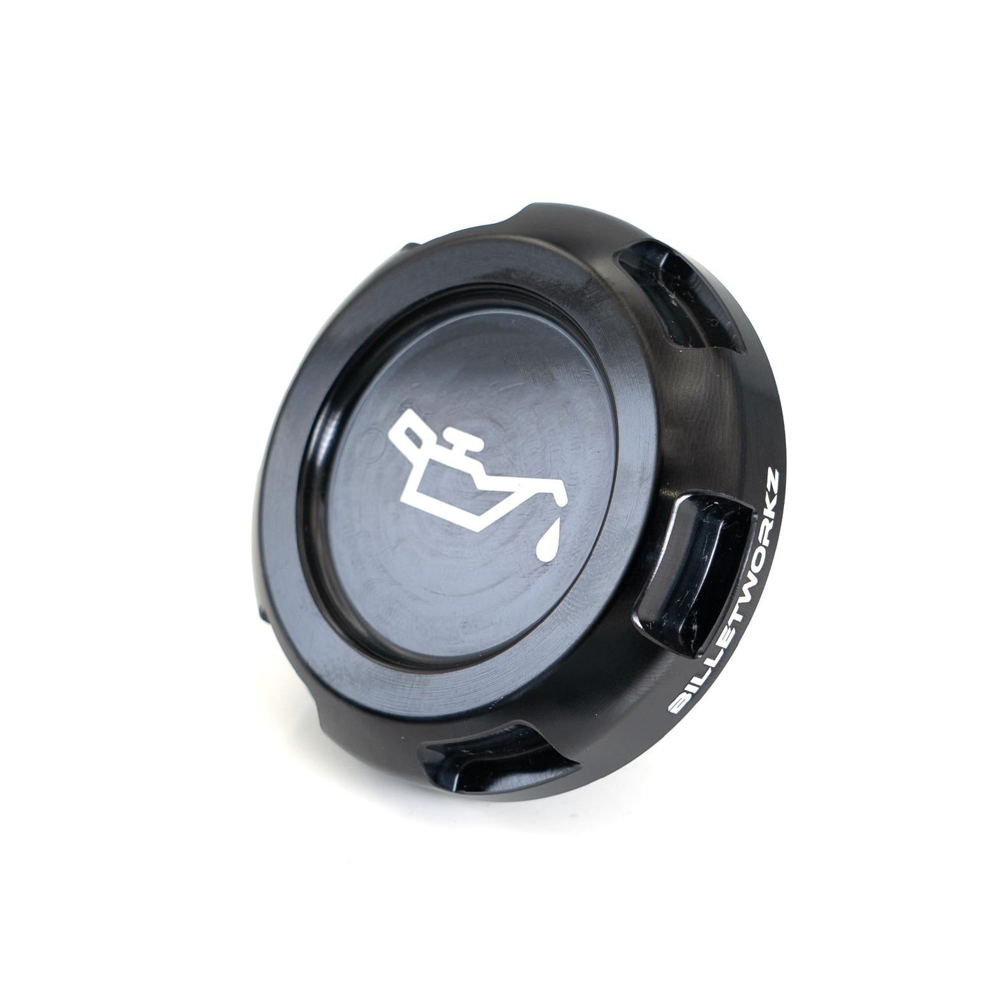 Billetworkz Oil Cap Engraved Zero Series Black Subaru WRX 02-26 / STI 04-21 / BRZ 13-26 | BW-EBCZ-SUB-OIL-BLK-E