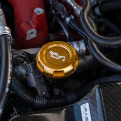 Billetworkz Oil Cap Engraved Zero Series Gold Subaru WRX 02-26 / STI 04-21 / BRZ 13-26