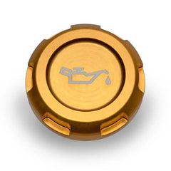 Billetworkz Oil Cap Engraved Zero Series Gold Subaru WRX 02-26 / STI 04-21 / BRZ 13-26