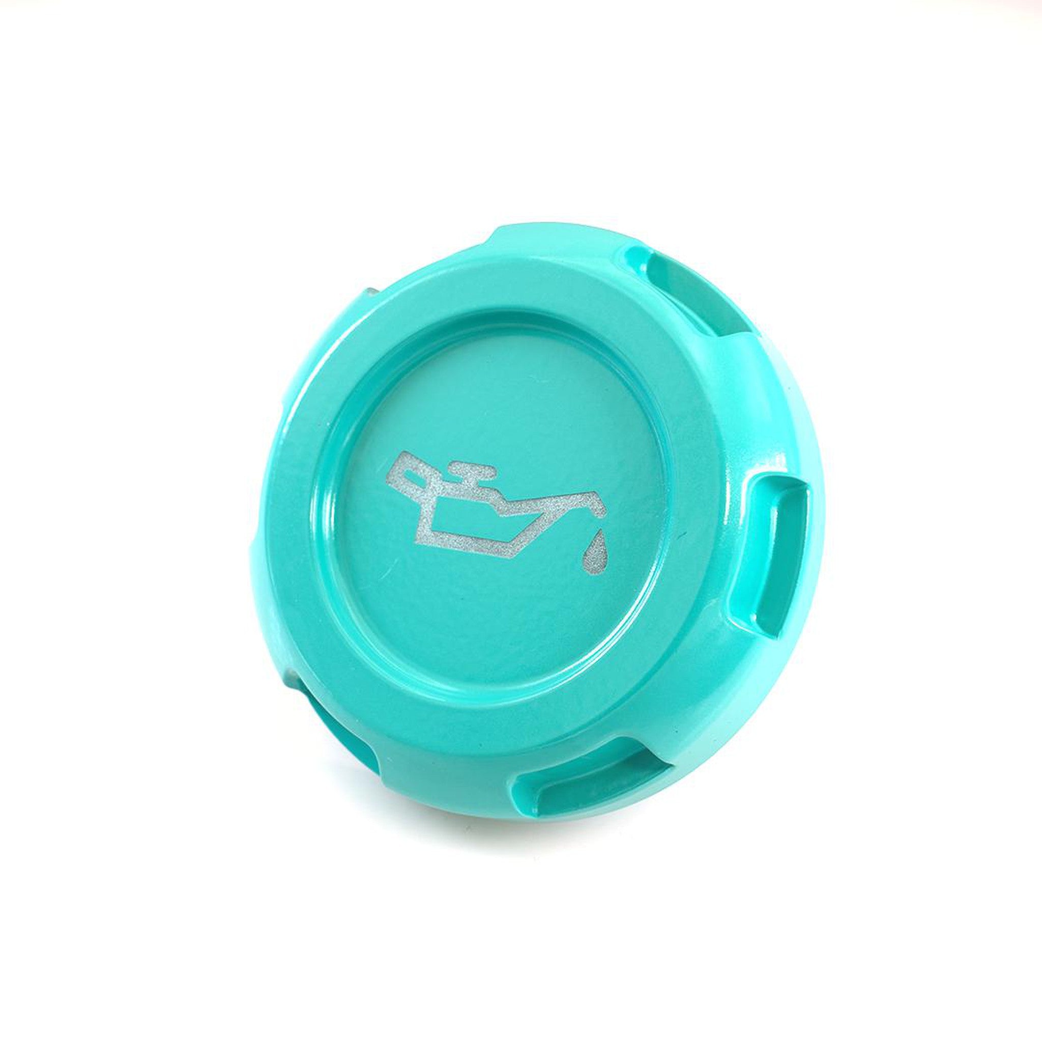 Billetworkz Oil Cap Engraved Zero Series Hyper Teal Subaru WRX 02-26 / STI 04-21 / BRZ 13-26 | BW-EBCZ-SUB-OIL-HYTL-E