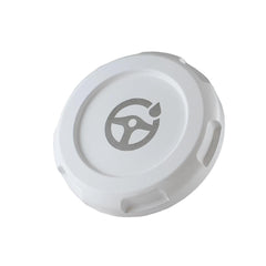 Billetworkz Power Steering Fluid Cap Engraved Zero Series White Subaru WRX 08-14 / STI 08-21 | BW-EBCZ-SUB-PS2-WHT-E