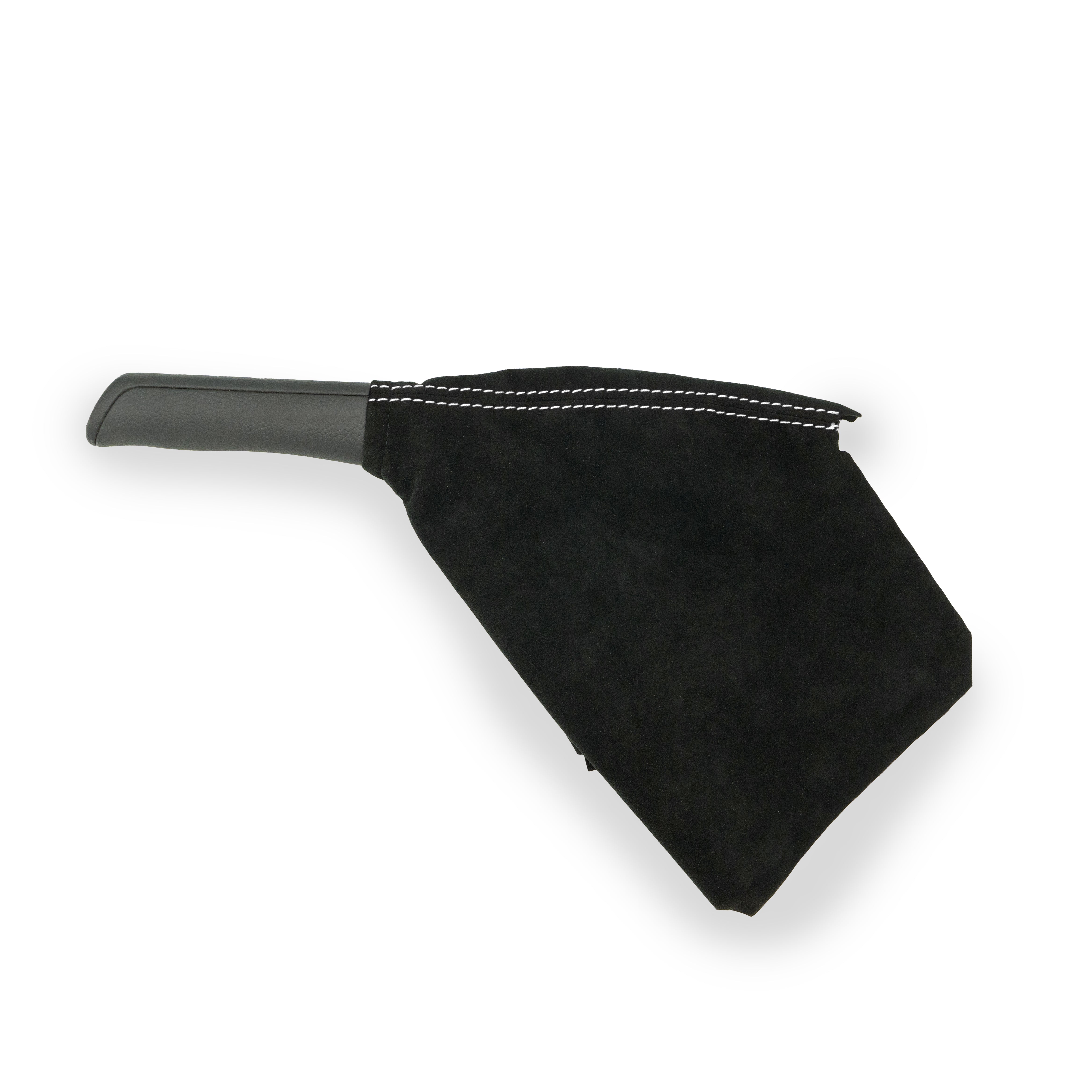 Billetworkz Premium Black Alcantara White Thread E-Brake Boot Subaru WRX 2022-2026