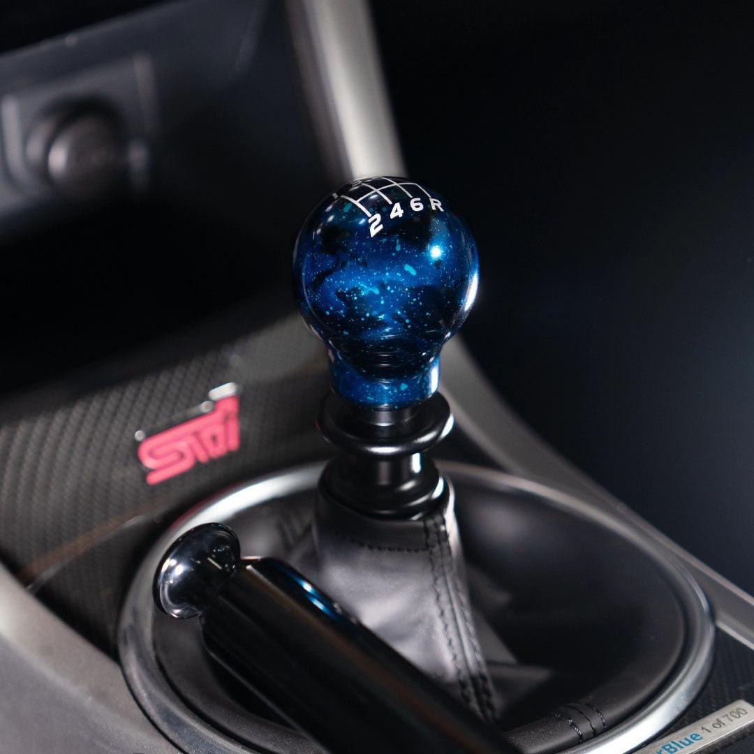 Billetworkz Shift Knob 6-Speed Lightbulb Blue Cosmic Subaru WRX 2015-2025 / STI 04-21 | BW-KNB-WRX6-VEL6-BC-LB
