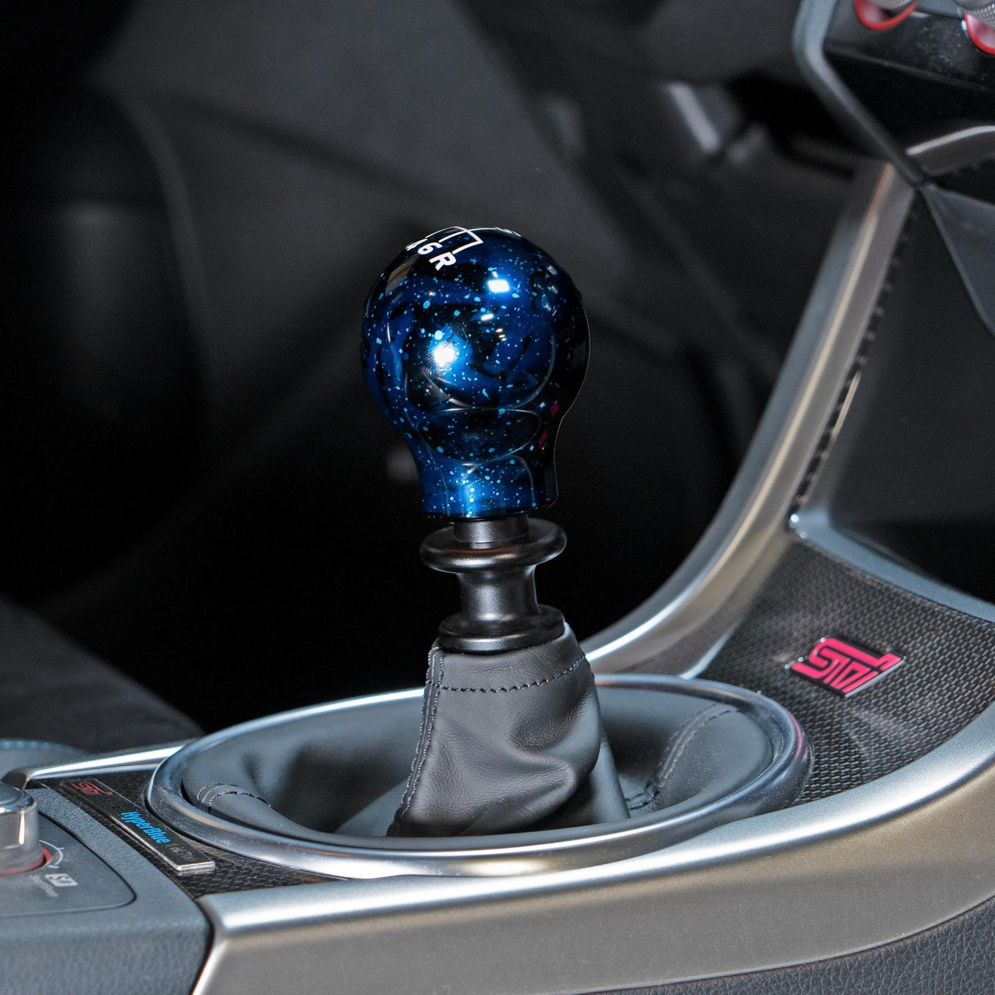 Billetworkz Shift Knob 6-Speed Lightbulb Blue Cosmic Subaru WRX 2015-2025 / STI 04-21 | BW-KNB-WRX6-VEL6-BC-LB