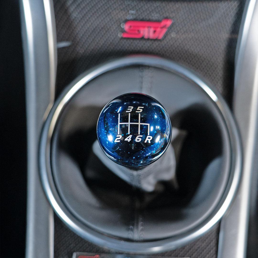Billetworkz Shift Knob 6-Speed Lightbulb Blue Cosmic Subaru WRX 2015-2025 / STI 04-21 | BW-KNB-WRX6-VEL6-BC-LB