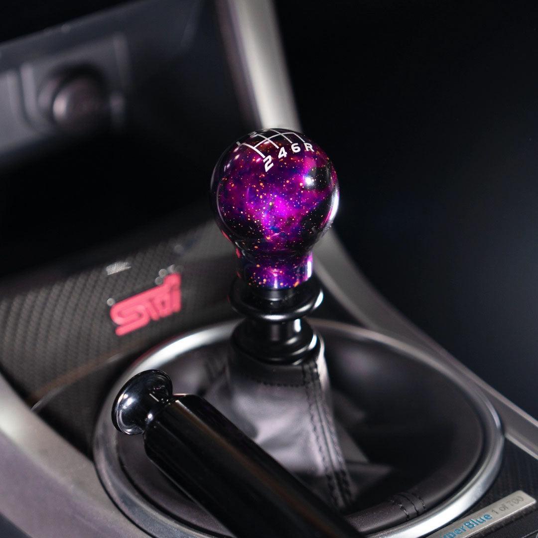 Billetworkz Shift Knob 6-Speed Lightbulb Purple Cosmic Subaru WRX 2015-2026 / STI 04-21 | BW-KNB-WRX6-VEL6-PC-LB