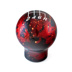 Billetworkz Shift Knob 6-Speed Lightbulb Red Cosmic Subaru WRX 2015-2026 / STI 04-21 | BW-KNB-WRX6-VEL6-RC-LB