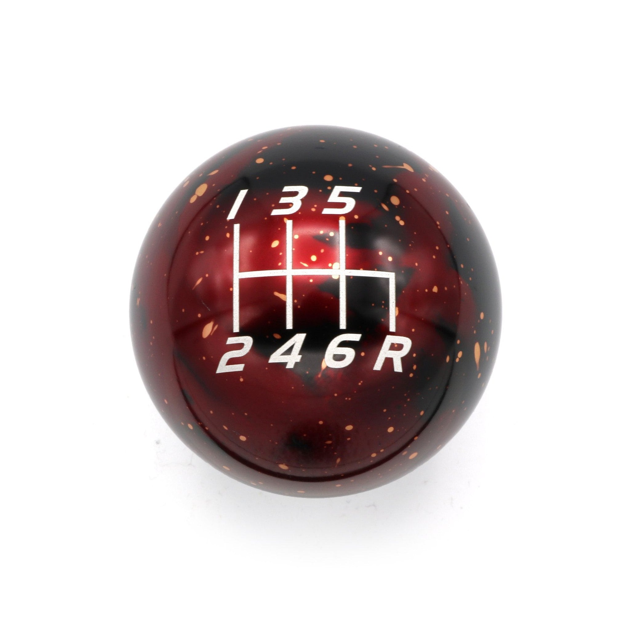 Billetworkz Shift Knob 6-Speed Lightbulb Red Cosmic Subaru WRX 2015-2026 / STI 04-21 | BW-KNB-WRX6-VEL6-RC-LB