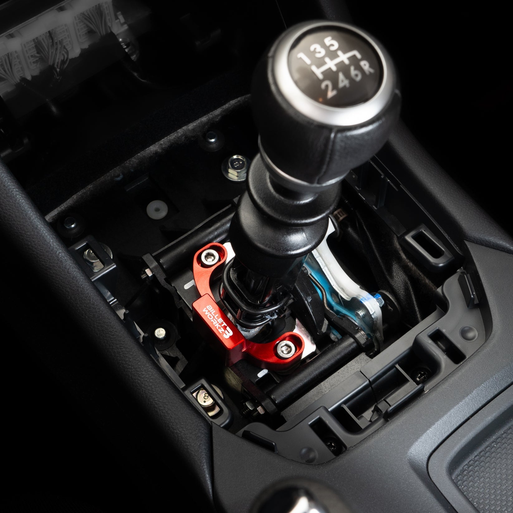 Billetworkz Shifter Stop Red Subaru WRX 2015-2026 | BW-SSTOP-VA-RED