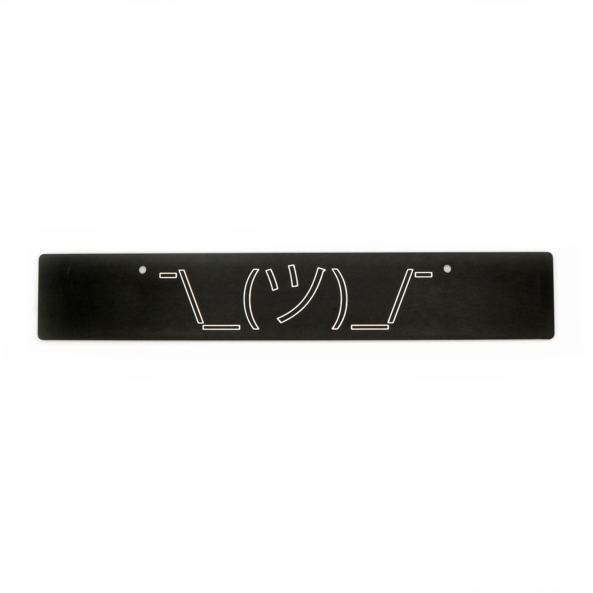 Billetworkz "Shrug Guy" Plate Delete JDM Fitment Holes 8.25" Apart WRX / STI 08-21