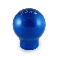 Billetworkz Weighted Shift Knob 6-Speed Lightbulb Candy Blue Subaru WRX 15-25 / STI 04-21 | BW-KNB-WRX6-VEL6-CBLU-LB