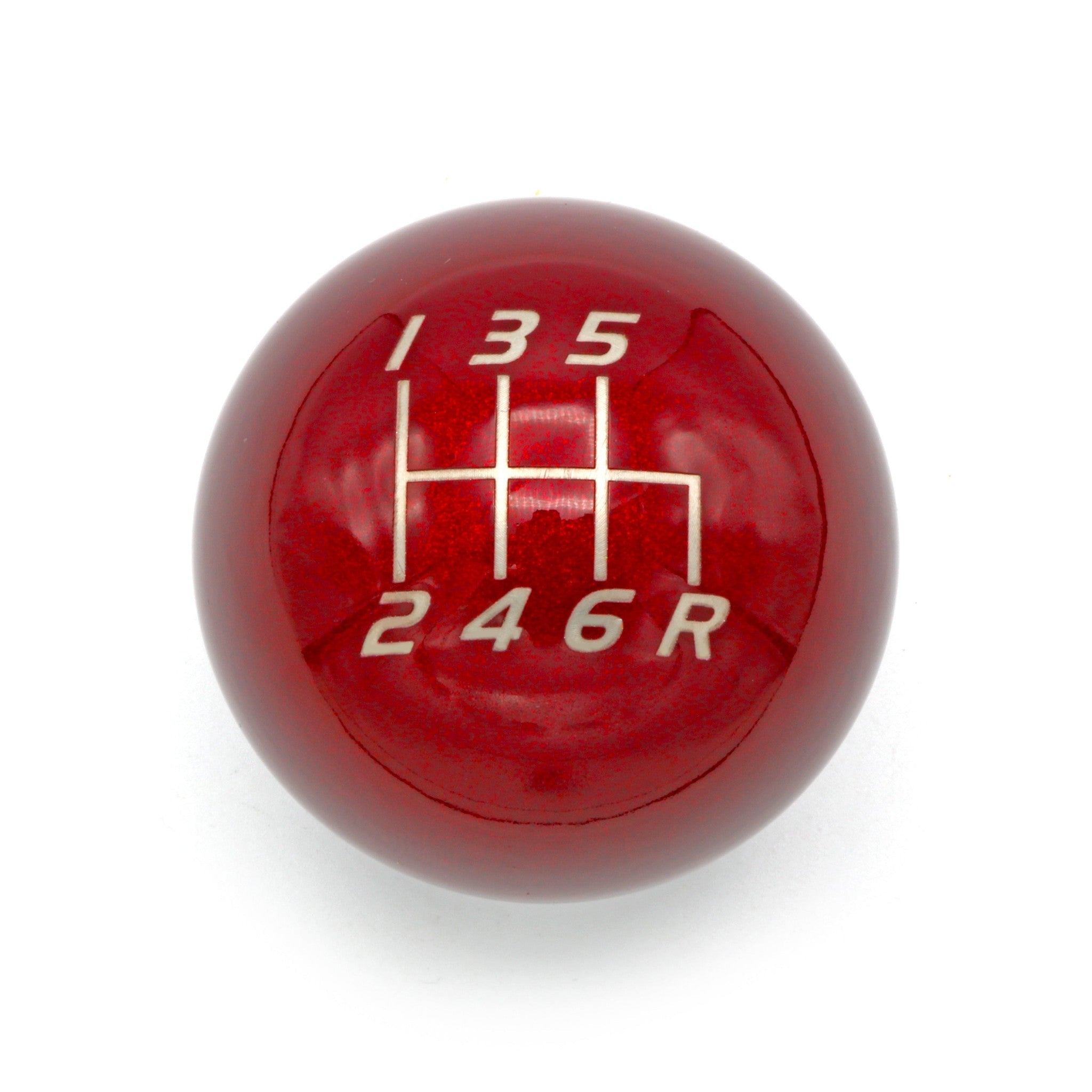 Billetworkz Weighted Shift Knob 6-Speed Lightbulb Candy Red Subaru WRX 15-26 / STI 04-21 | BW-KNB-WRX6-VEL6-CRED-LB