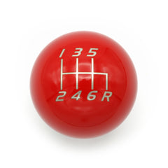 Billetworkz Weighted Shift Knob 6-Speed Lightbulb Gloss Red Subaru WRX 15-26 / STI 04-21 | BW-KNB-WRX6-VEL6-GRED-LB