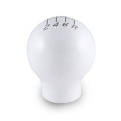 Billetworkz Weighted Shift Knob 6-Speed Lightbulb Gloss White Subaru WRX 15-26 / STI 04-21 | BW-KNB-WRX6-VEL6-GWHT-LB