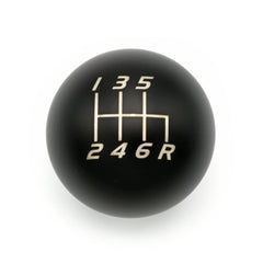 Billetworkz Weighted Shift Knob 6-Speed Lightbulb Matte Black Subaru WRX 15-26 / STI 04-21 Matte Black | BW-KNB-WRX6-VEL6-MBLK-LB