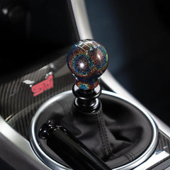 Billetworkz Weighted Shift Knob 6-Speed Lightbulb Rainbow Sparkle Subaru WRX 15-26 / STI 04-21 | BW-KNB-WRX6-VEL6-RBSP-LB