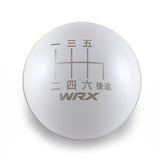 Billetworkz Weighted Shift Knob WRX 6-Speed Japanese Engraving Subaru WRX 15-24 / STI 04-21