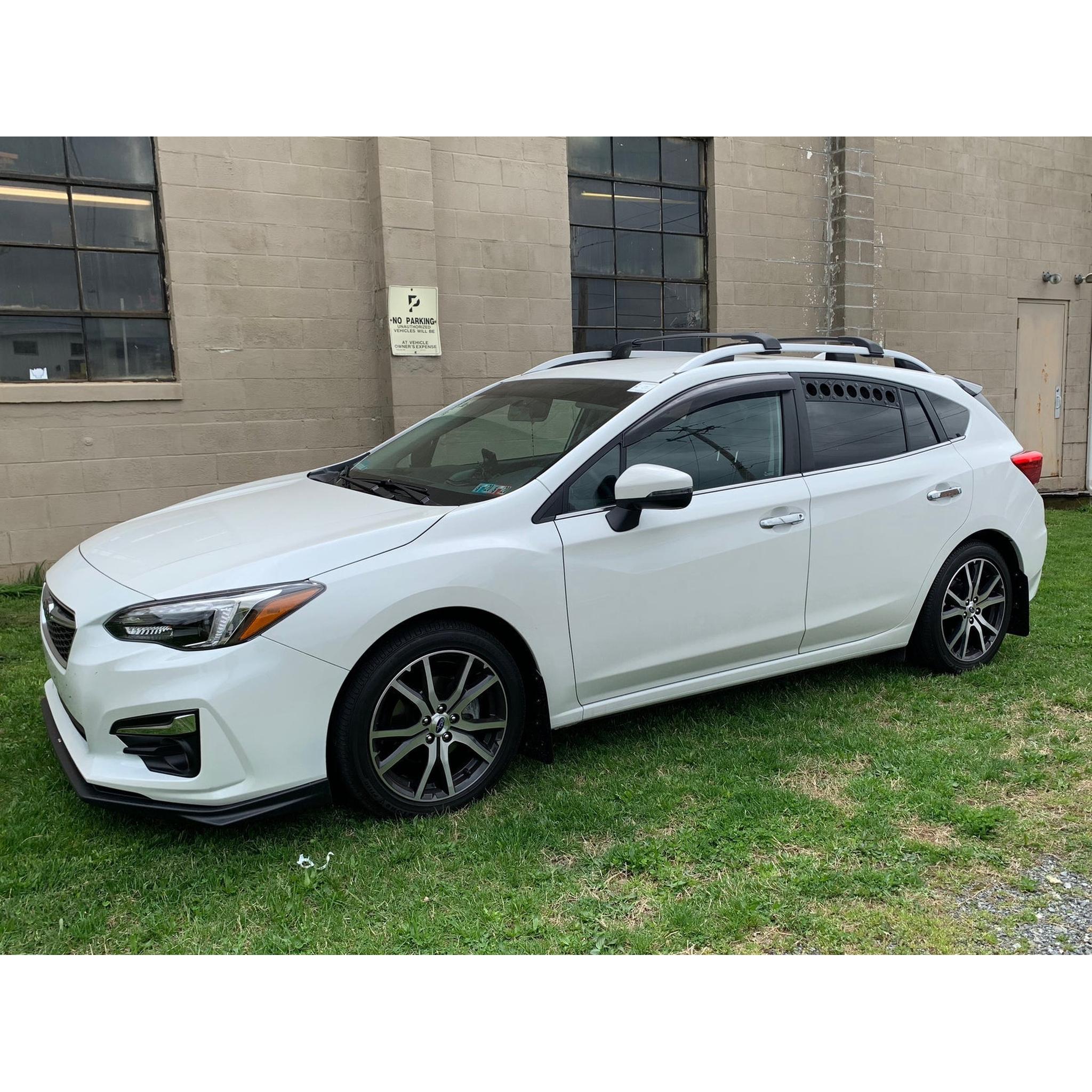 Billetworkz Window Vents No Mesh Subaru Impreza Hatchback 2017-2025 | BW-WV-SUB-IMPH-BK-NM
