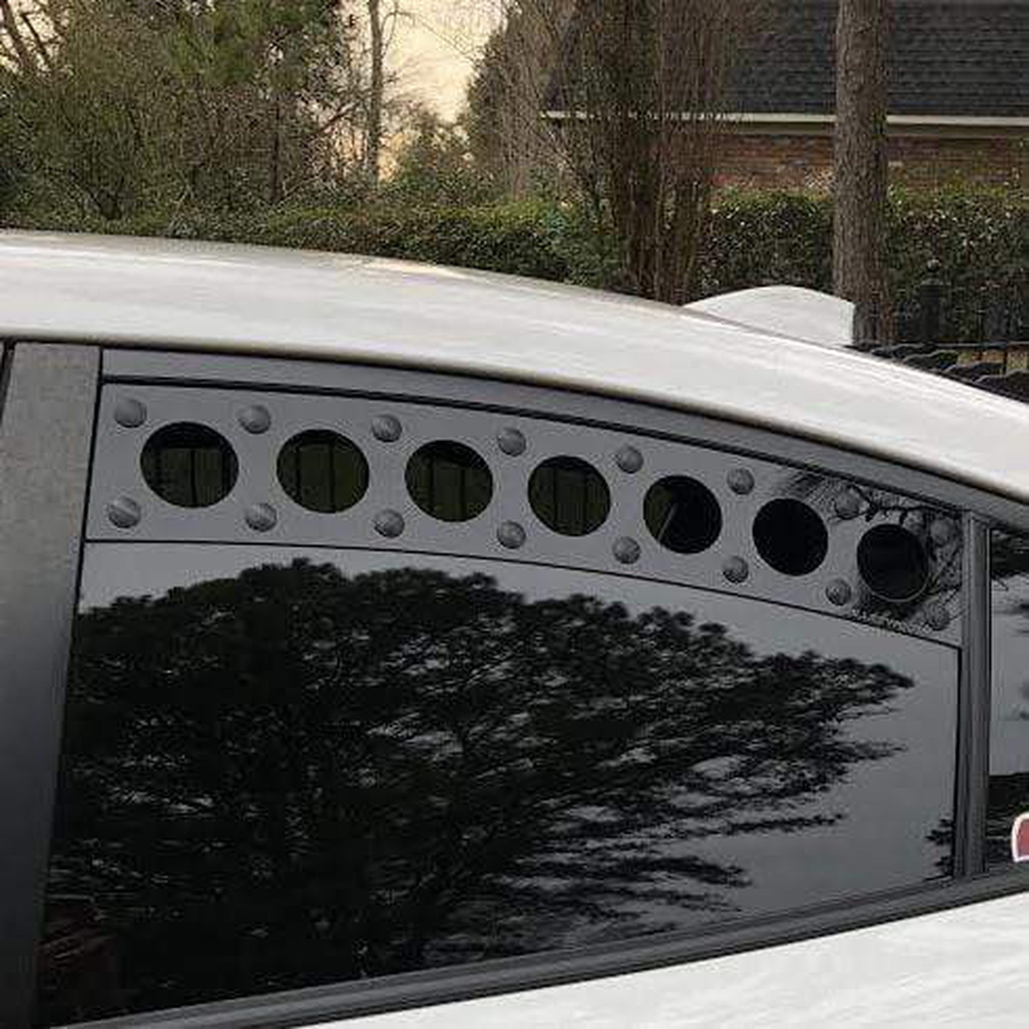 Billetworkz Window Vents Wire Mesh Subaru Impreza Sedan 2017-2023 | BW-WV-SUB-IMP-BK-WM