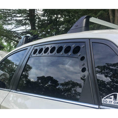 Billetworkz Window Vents Wire Mesh Subaru WRX / STI 2008-2014 | BW-WV-SUB-GR-BK-WM
