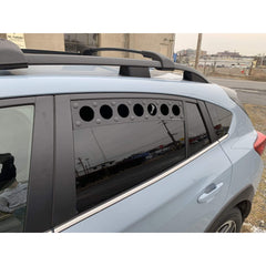 Billetworkz Window Vents Wire Mesh Subaru Crosstrek 2018-2023 | BW-WV-SUB-CRTK18-BK-WM