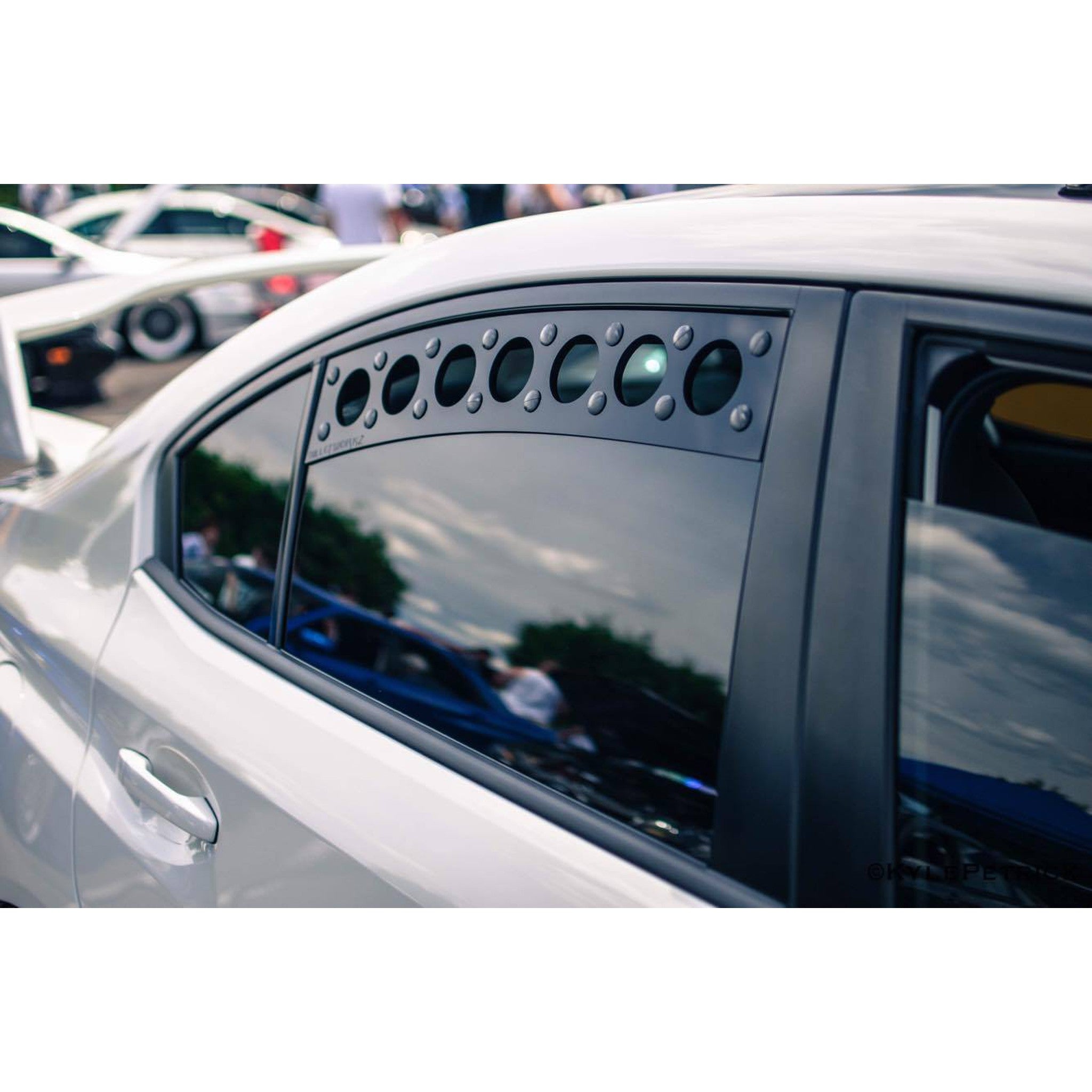 Billetworkz Window Vents Wire Wire Subaru WRX 2015-2021 / STI 2015-2021 | BW-WV-SUB-VA-BK-WM