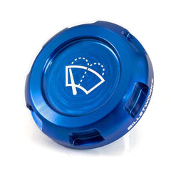 Billetworkz Wiper Fluid Cap Engraved Zero Series Blue Subaru WRX 02-25 / STI 04-21 | BW-EBCZ-SUB-WIP-BLU-E