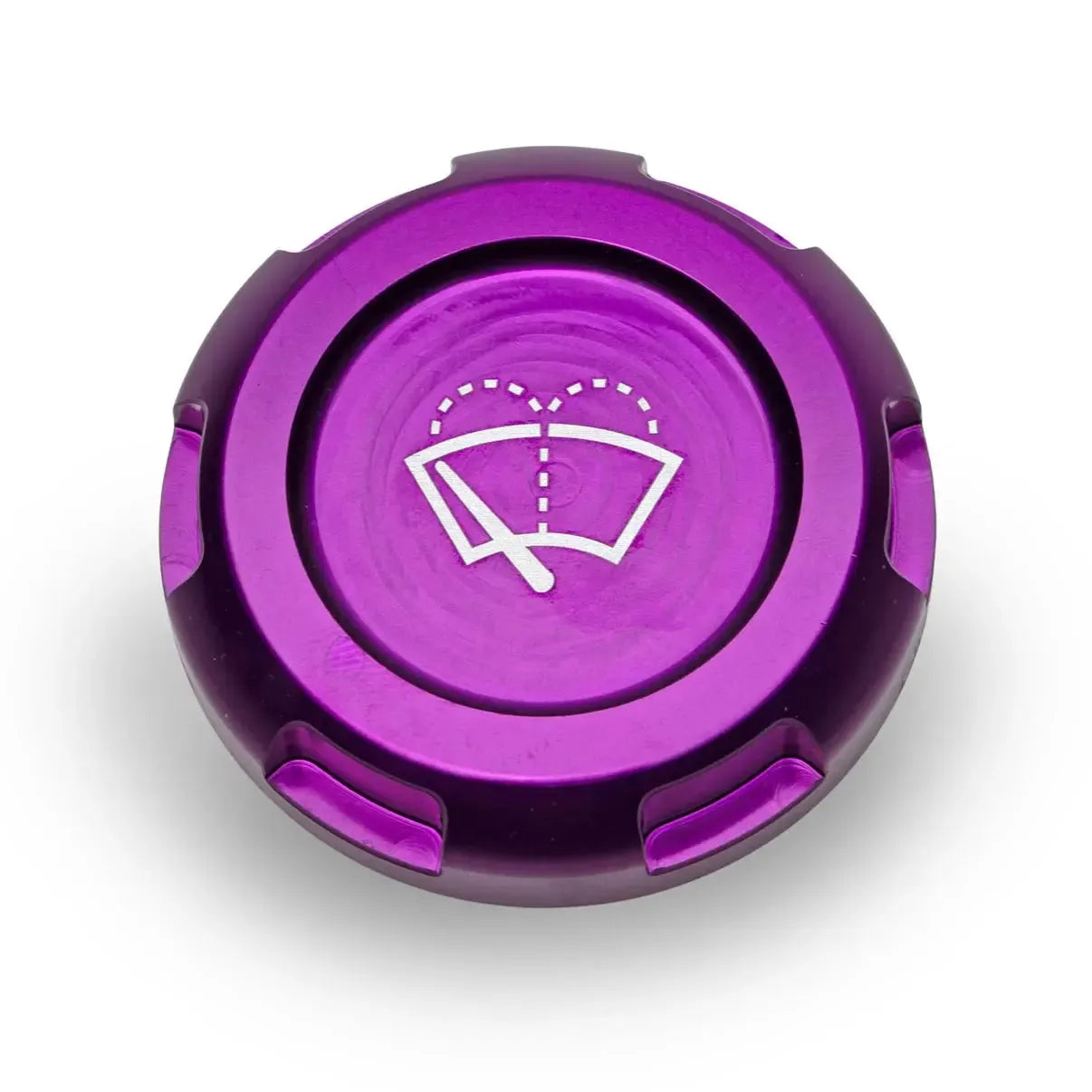 Billetworkz Wiper Fluid Cap Engraved Zero Series Purple Subaru WRX 02-26 / STI 04-21