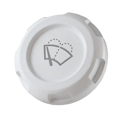 Billetworkz Wiper Fluid Cap Engraved Zero Series White Subaru WRX 02-26 / STI 04-21 | BW-EBCZ-SUB-WIP-WHT-E