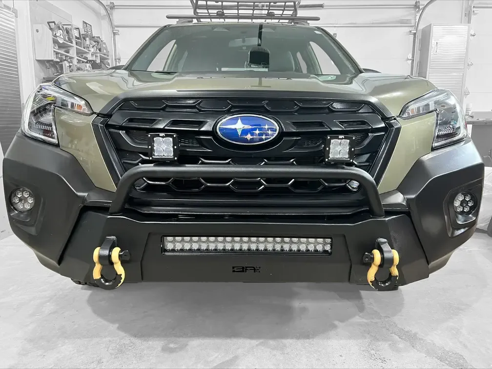 Body Armor 4x4 HiLine Front Winch Bumper Subaru Forester 2019-2024 | SU-19340