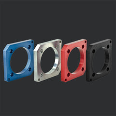 Boomba Throttle Body Adapter Bolt On 75mm Blue Subaru STI 2004-2021