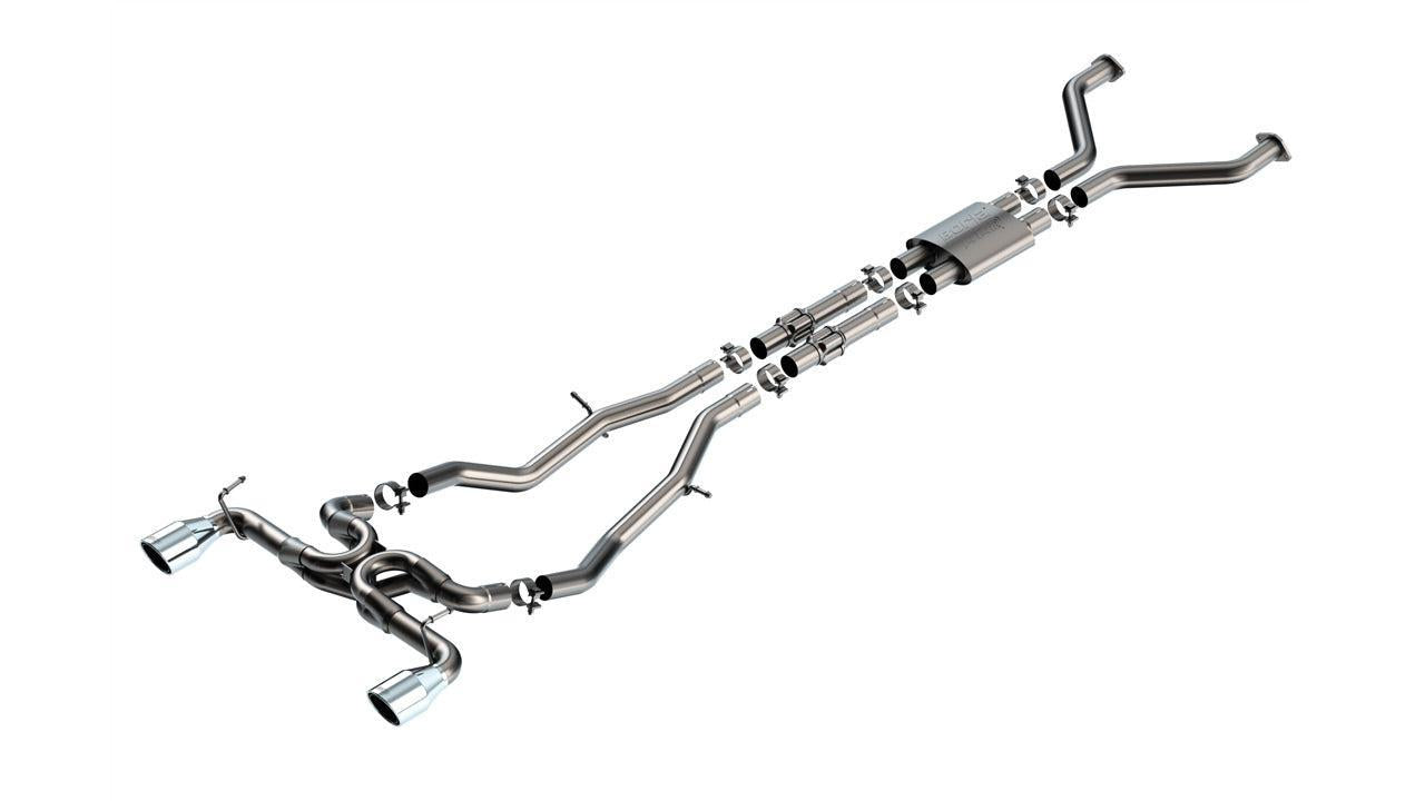 Borla ATAK Cat Back Exhaust 2.5in Inlet 4.5in Tips Nissan Z 2023-2026 | 140930