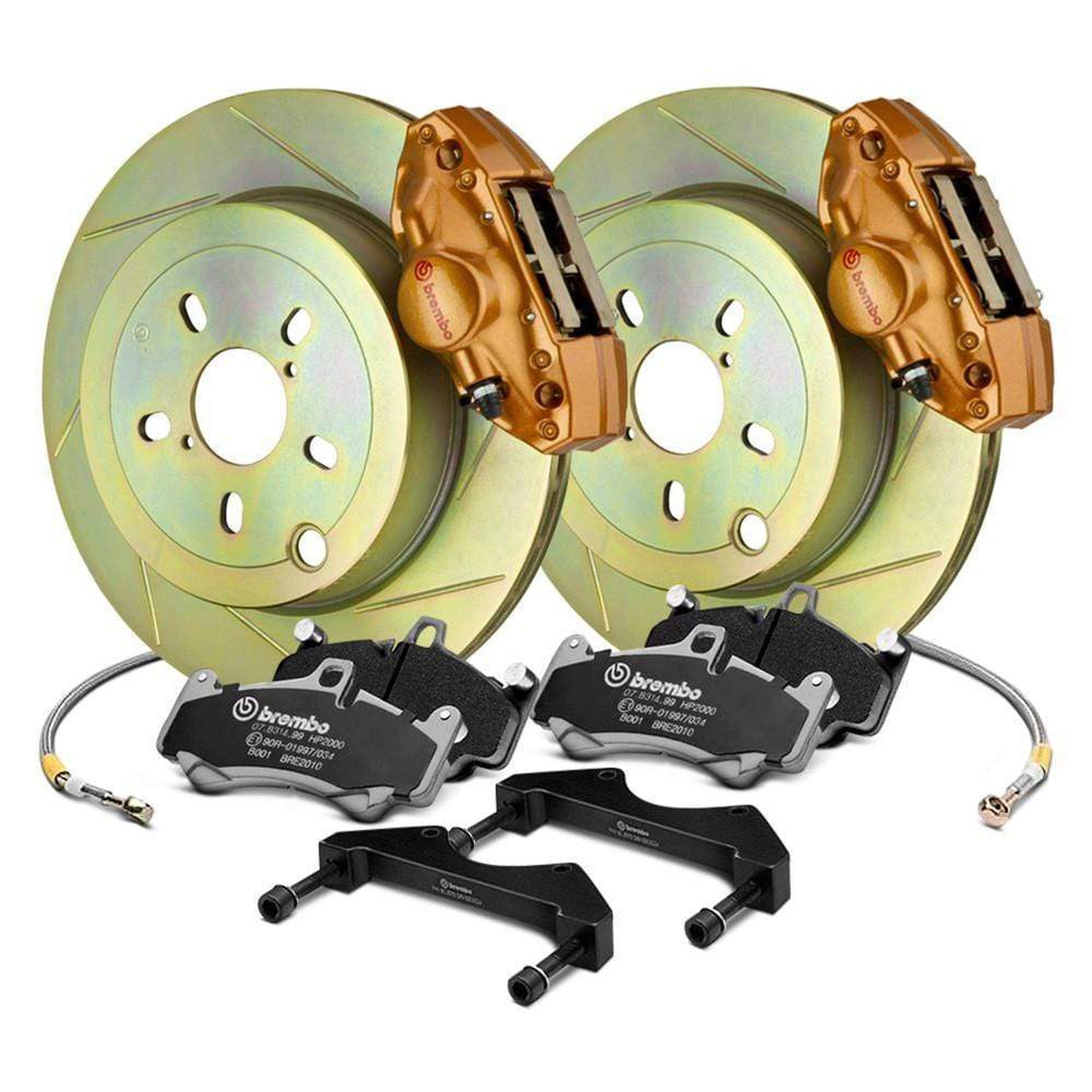 Brembo Gold Rear Brake Kit Subaru WRX 2008-2014 / Legacy 2.5i 2010-2013