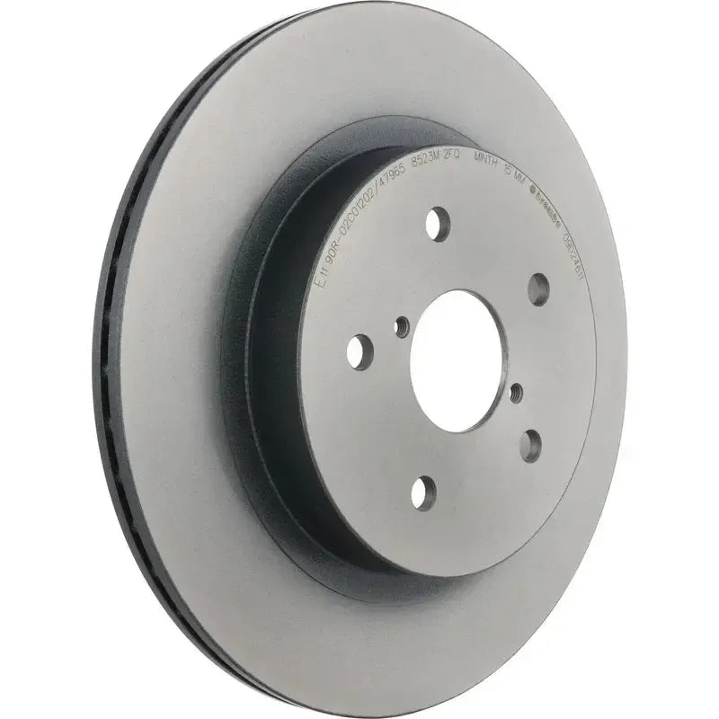 Brembo Premium UV Coated Rear Brake Rotor Subaru WRX 2016-2023 w/ Eyesight Tech | 09.D246.11