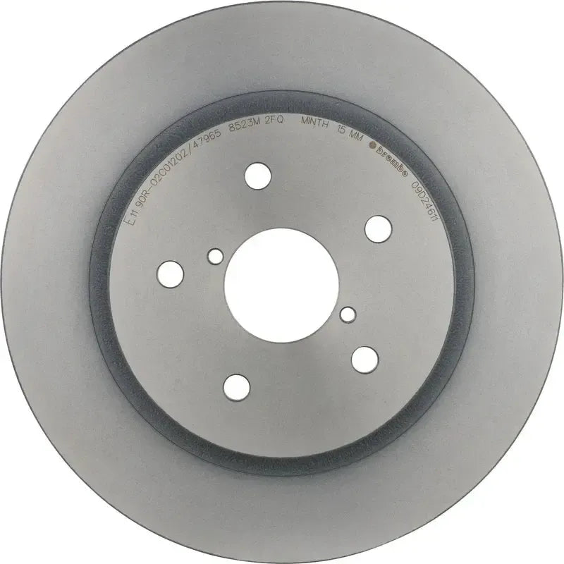 Brembo Premium UV Coated Rear Brake Rotor Subaru WRX 2016-2023 w/ Eyesight Tech | 09.D246.11