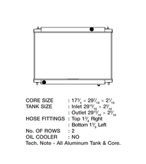 CSF 2 Row Aluminum Radiator Nissan GT-R 2009-2024 | 7041