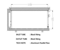 CSF A/C Condenser Subaru Forester XT 2014 | 10738