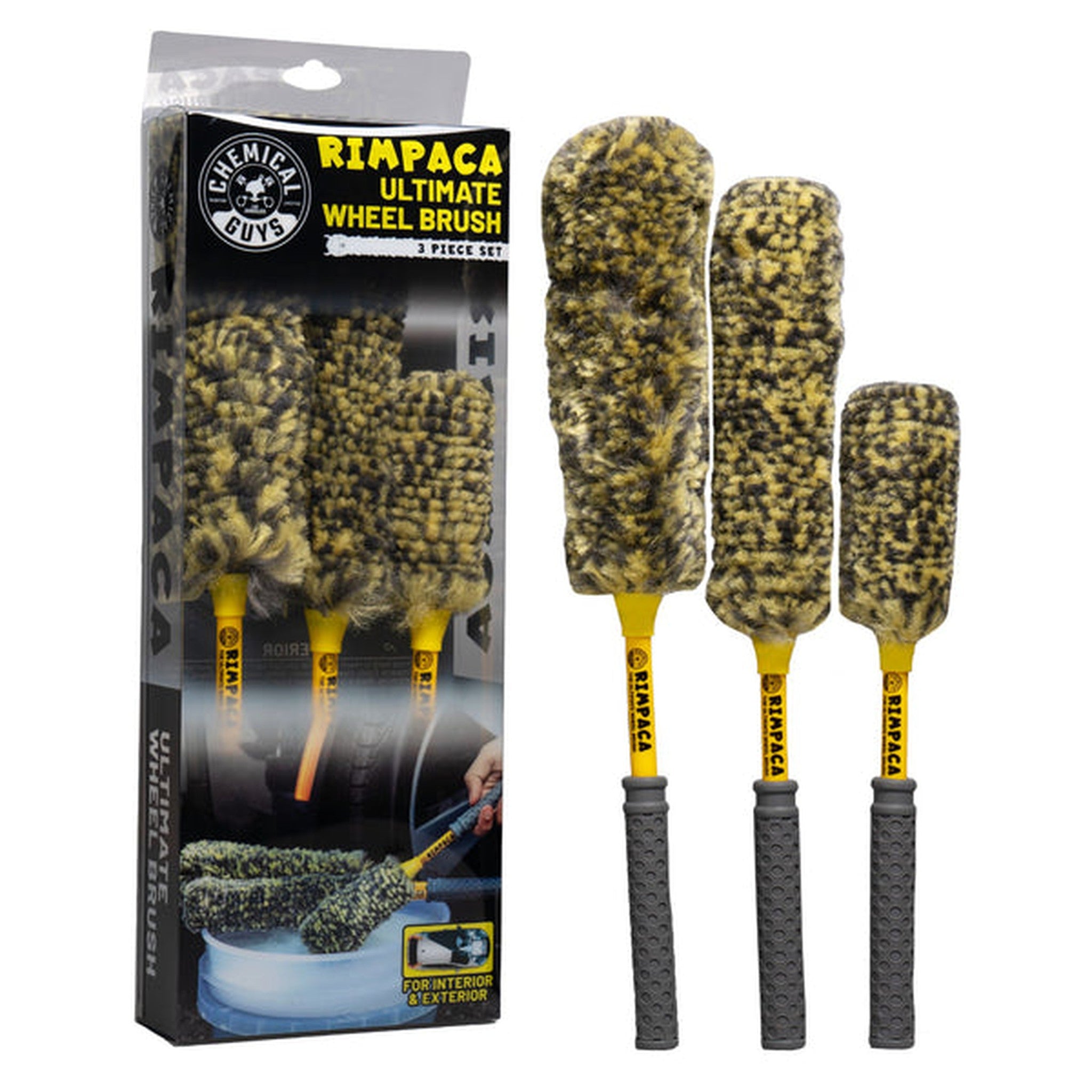 Chemical Guys Rimpaca Ultimate Wheel Brush Set - 3 Pcs | ACC617