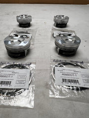 Clearance / OPEN BOX Manley 86.5mm +.5mm Bore 10:1 Dish Pistons + Rings Subaru WRX 2015-2021