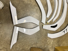 Clearance / OPEN BOX Noble RD2 Paint Matched Fender Flares (Ceramic White- M6Y) - 2022-2026 WRX