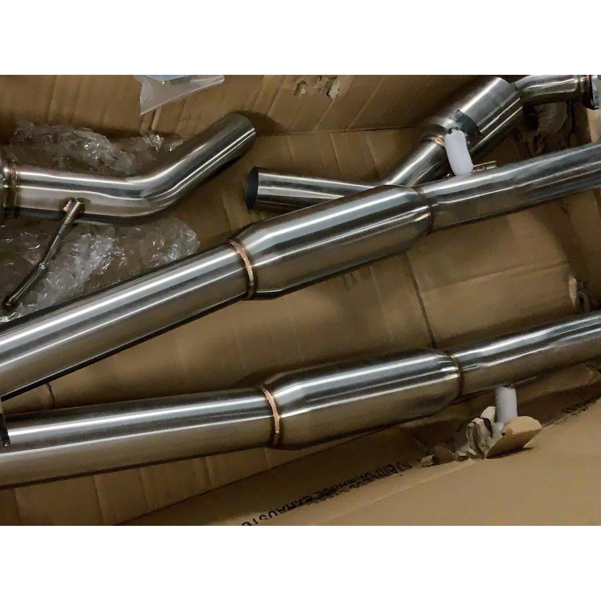 Clearance / OPENBOX Megan Racing Cat Back Exhaust Burnt Blue Tips Infi