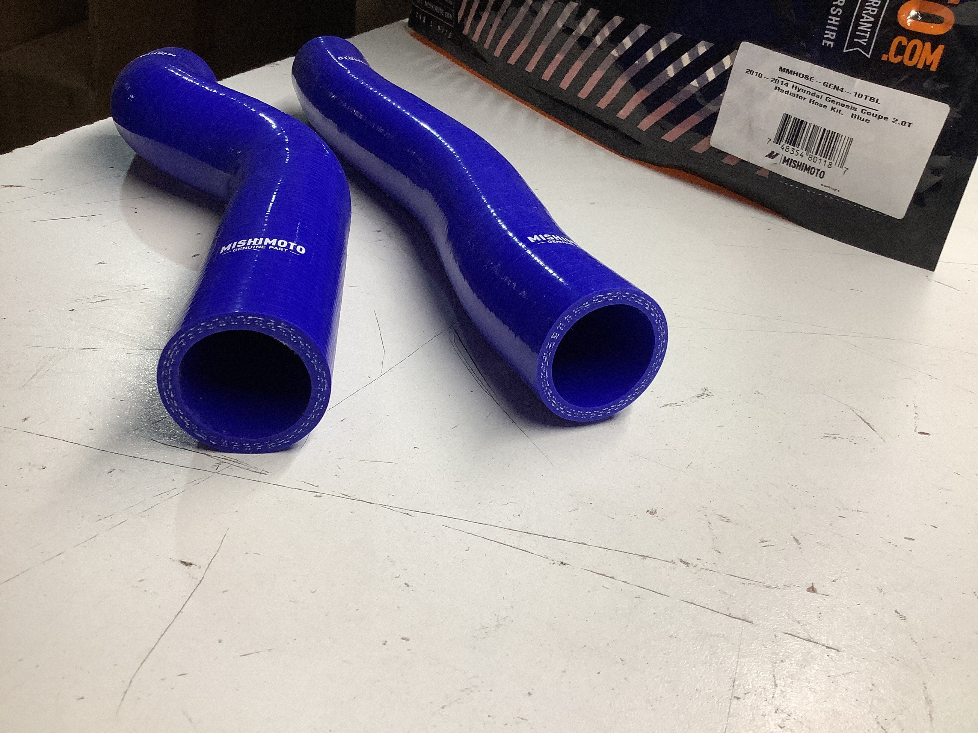 Clearance / OPENBOX Mishimoto Blue Radiator Hoses Genesis Coupe 2.0L Turbo 2010-2013