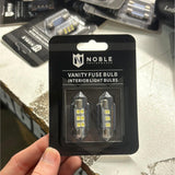 Clearance / OPENBOX Noble 28mm Fuse Style LED Bulbs for Vanity Lights (Mirrors, 2 Pack) - Universal