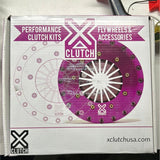 Clearance / OPENBOX XClutch Clutch Kit 9in Twin Solid Ceramic Discs w/ Flywheel Subaru STI 2004-2021