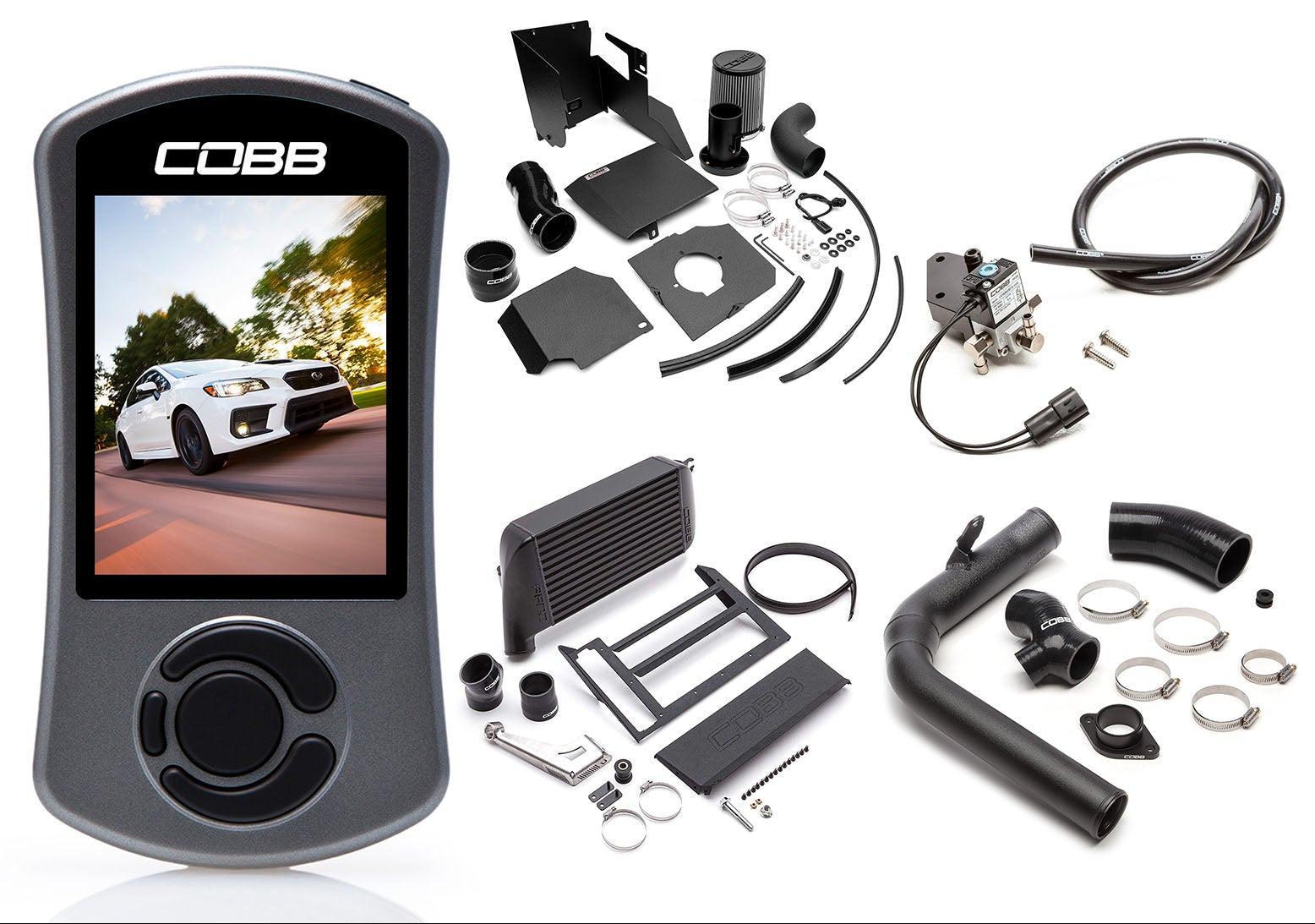 Cobb NexGen Stage 2 Power Package w/SF Intake Black Subaru WRX 2015-2021 | SUB004NG2W2-BK