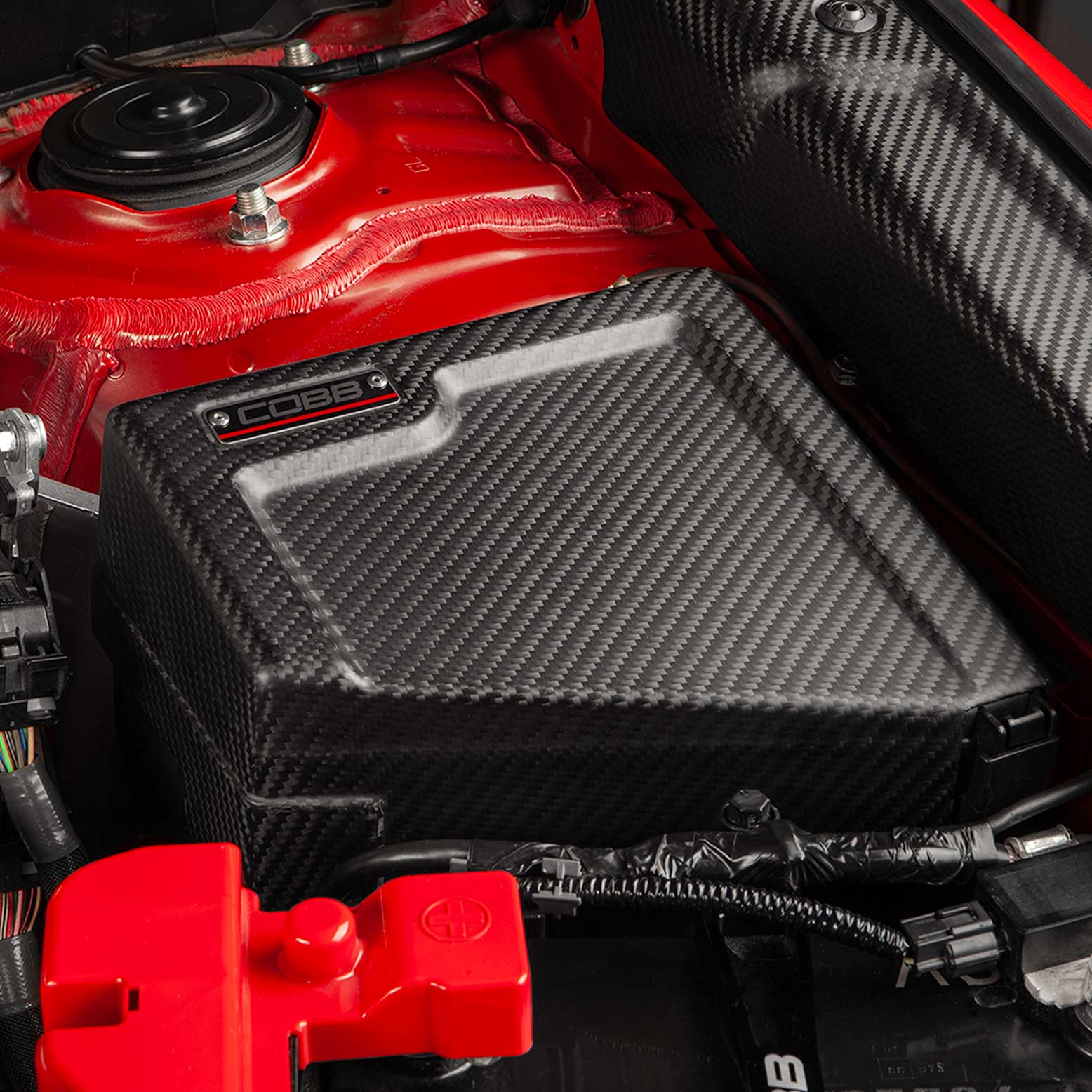 Cobb Redline Matte Carbon Fiber Fuse Cover (Driver Side) Subaru WRX 2022-2026 | 846665-DRIVER-RMC